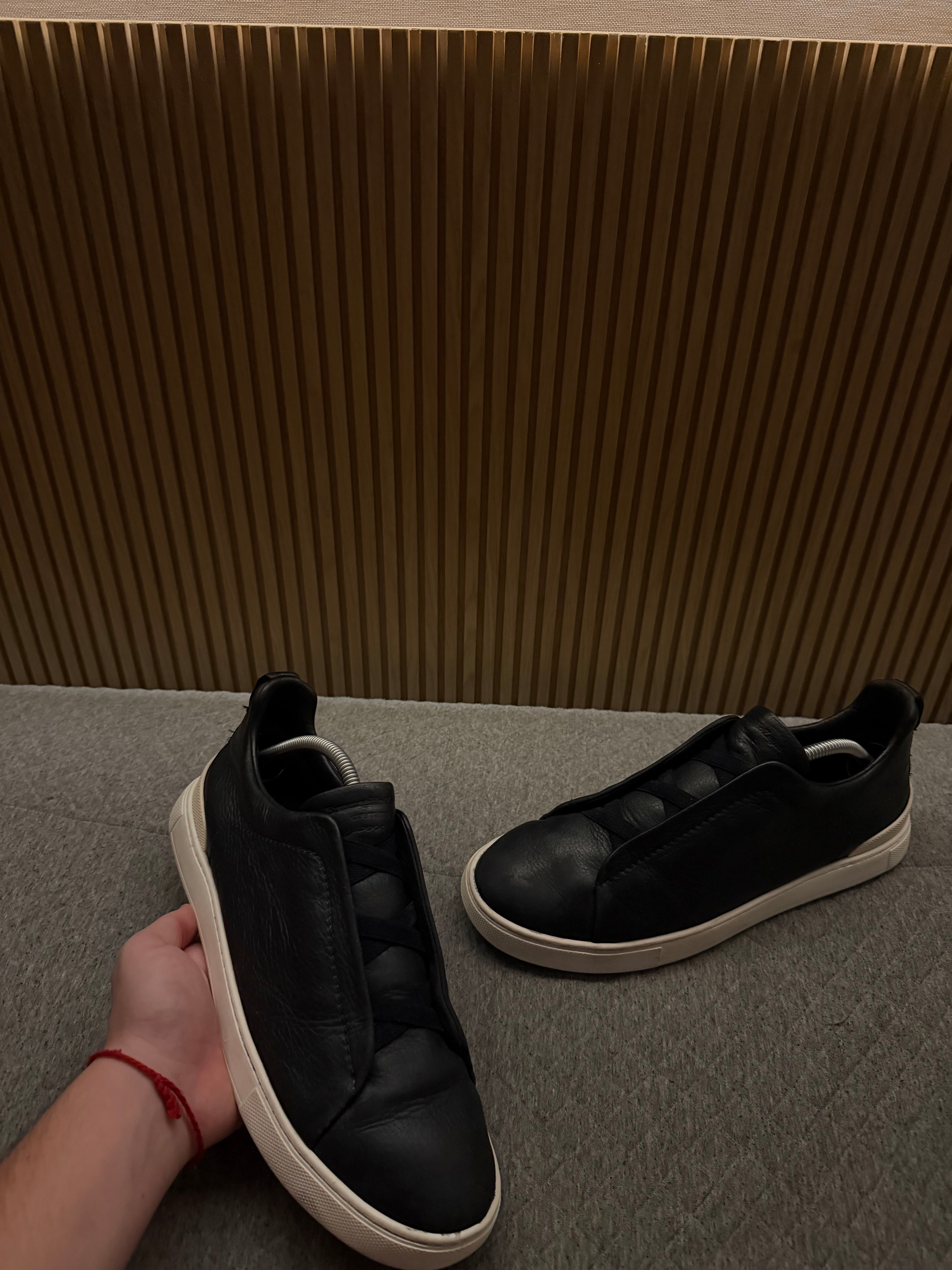 Zegna Triple Stitch Couro