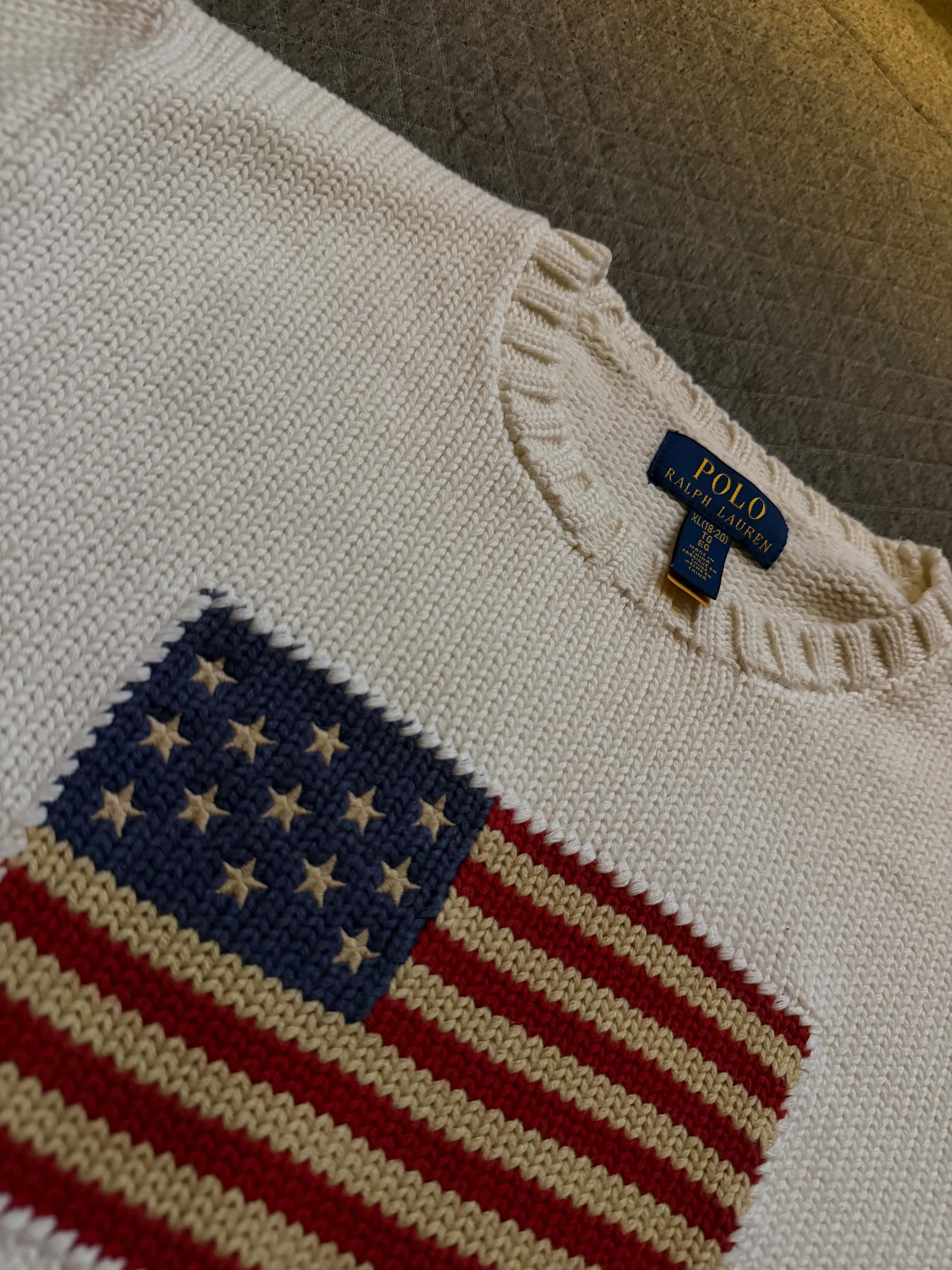 Sueter USA Flag Ralph Lauren