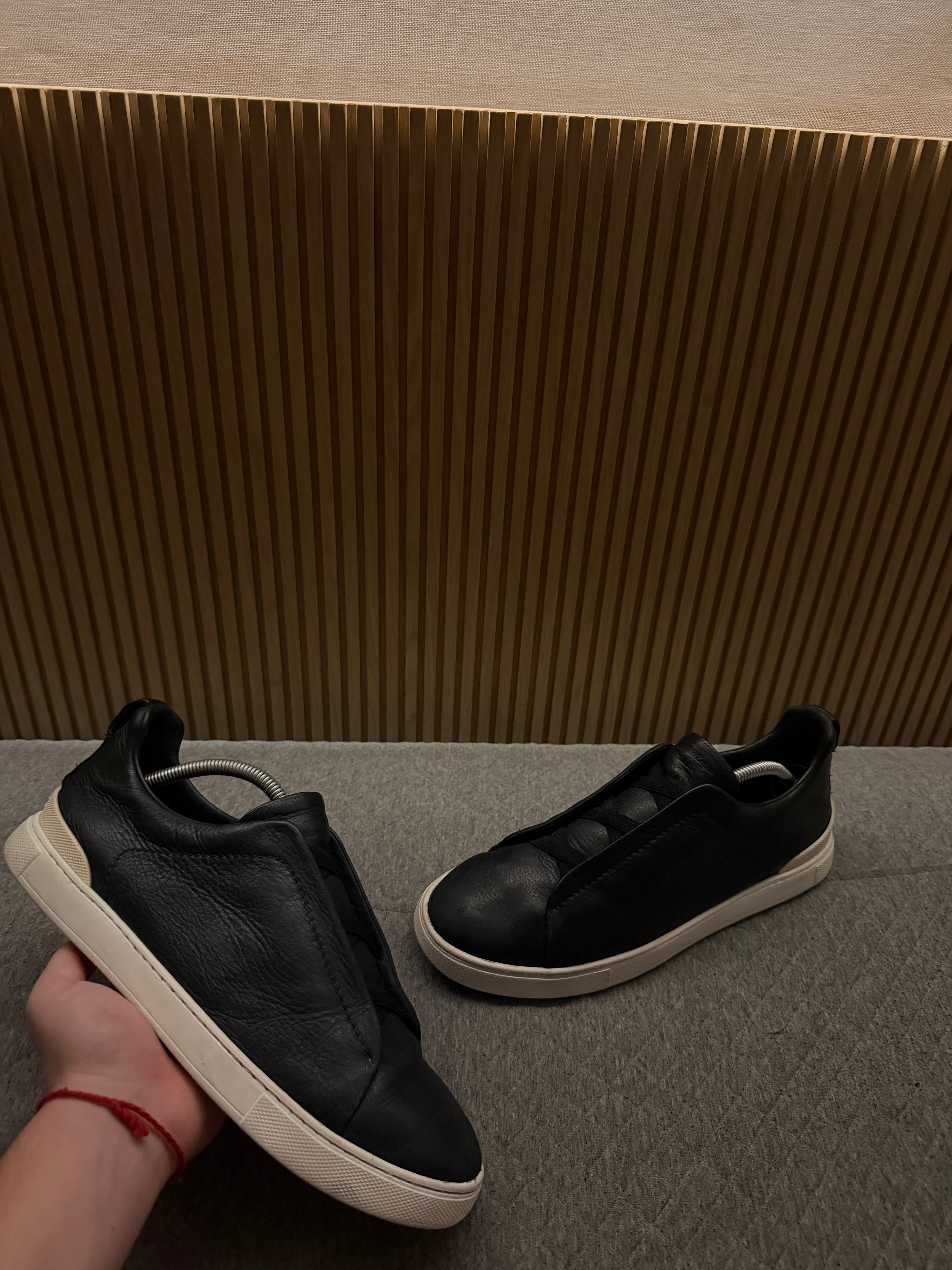 Zegna Triple Stitch Couro
