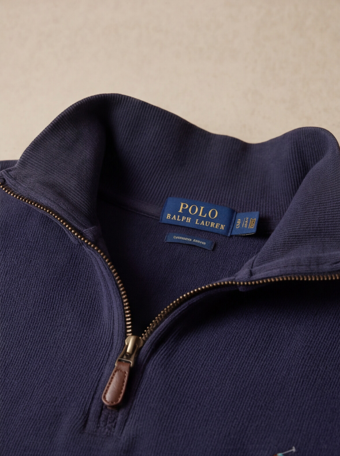 Quarter zip, ralph lauren, tamanho M