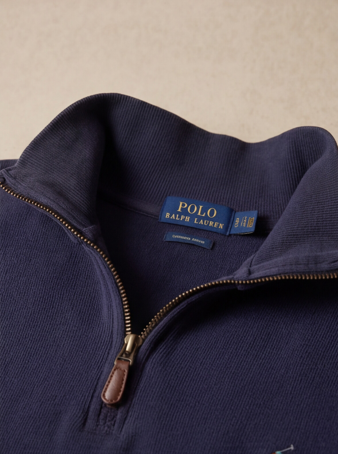 Quarter zip, ralph lauren, tamanho M